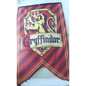 Harry Potter Gryffindor House Crest Banner Flag Extra Large Oversized 29x51 Inch